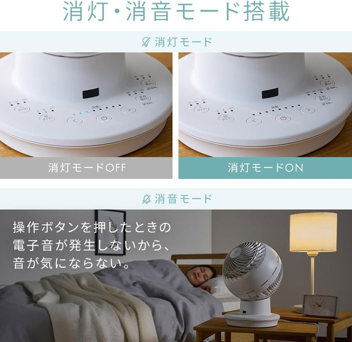 月額1,880円レンタルプラン：アイリスオーヤマ サーキュレーター 扇風機 AZ-SDC15TEC-W