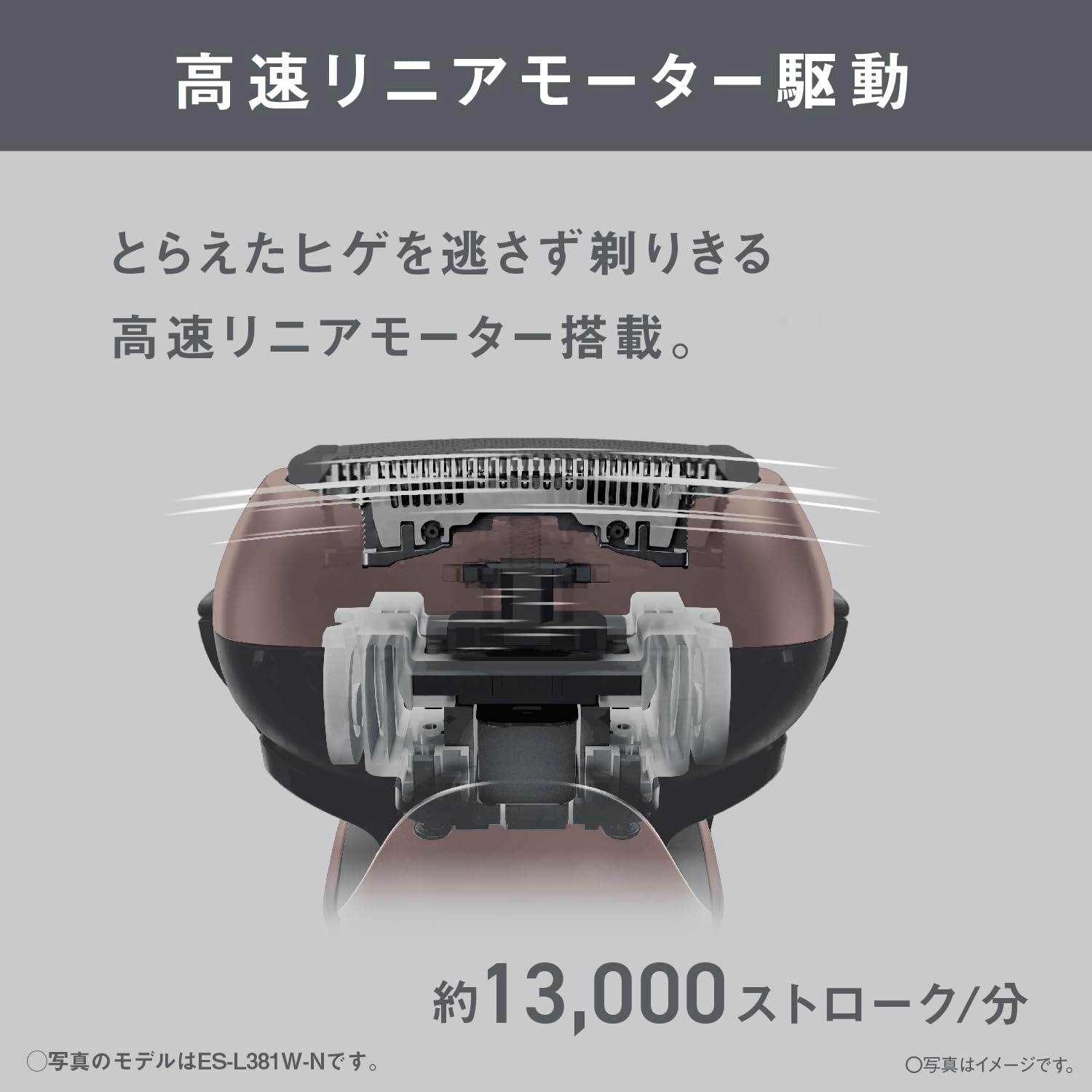 月額2,980円レンタルプラン：パナソニック ラムダッシュ 3枚刃
