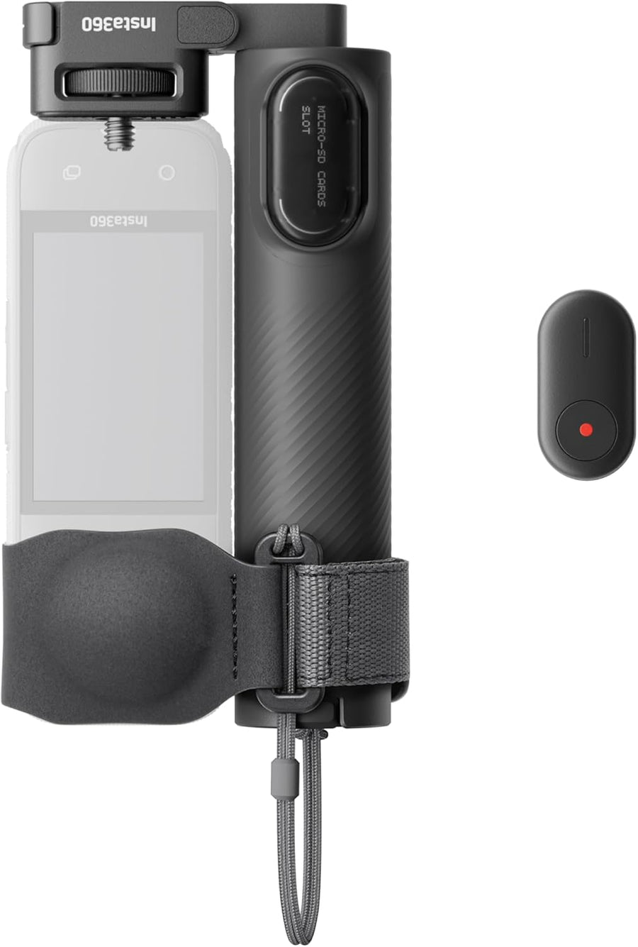 Insta360の折りたたみ式内蔵三脚付き自撮り棒 CINSEAVEをレンタルできます。