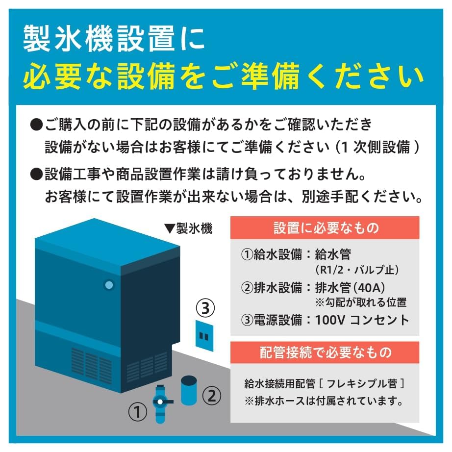 月額25,800円レンタルプラン：パナソニック キューブアイス製氷機 SIM