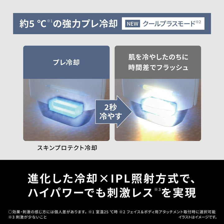 月額19,800円レンタルプラン：パナソニック スムースエピ パワー＆クール ＋ VIO専用シェーバー 脱毛器 ES-WG0B-H  ES-WV63-E