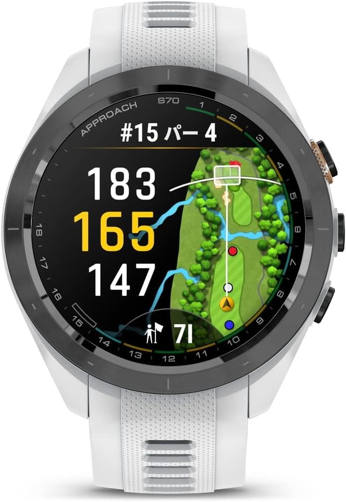 月額11,800円レンタルプラン：GARMIN Approach S70 42mm ゴルフGPSウォッチ スマートウォッチ 010-02746-20