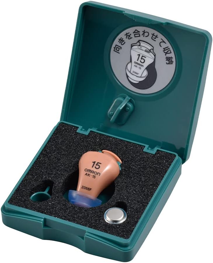 月額4,980円レンタルプラン：オムロン デジタル式補聴器 イヤメイトデジタル AK-15 オレンジ