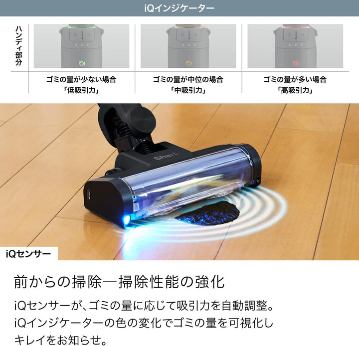 月額9,800円レンタルプラン：シャーク EVOPOWER SYSTEM BOOST+ コードレススティッククリーナー 掃除機 LC701JBKNC