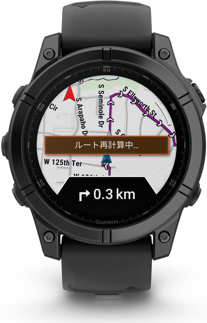 月額18,800円レンタルプラン：GARMIN fenix E 47mm GPSスマートウォッチ ゴルフ 010-03025-12 グレー