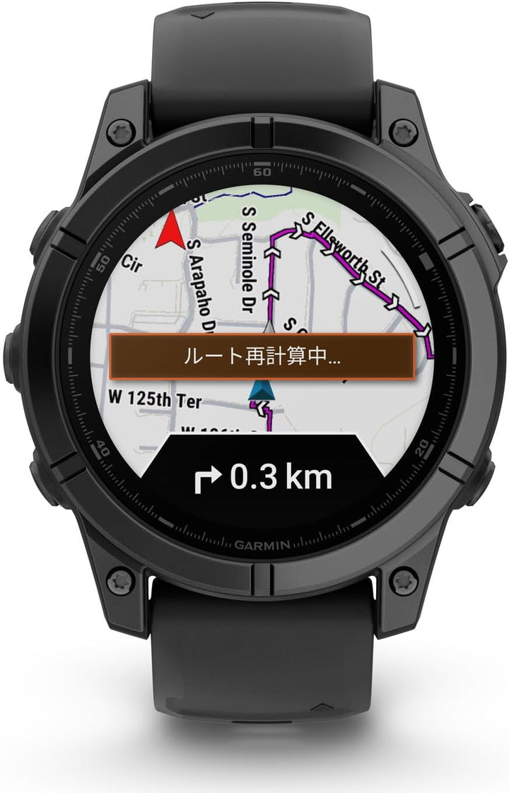 月額18,800円レンタルプラン：GARMIN fenix E 47mm GPSスマートウォッチ ゴルフ 010-03025-12 グレー