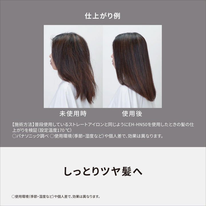 月額4,880円レンタルプラン：パナソニック ストレートアイロン ナノケア ヘアアイロン EH-HN50
