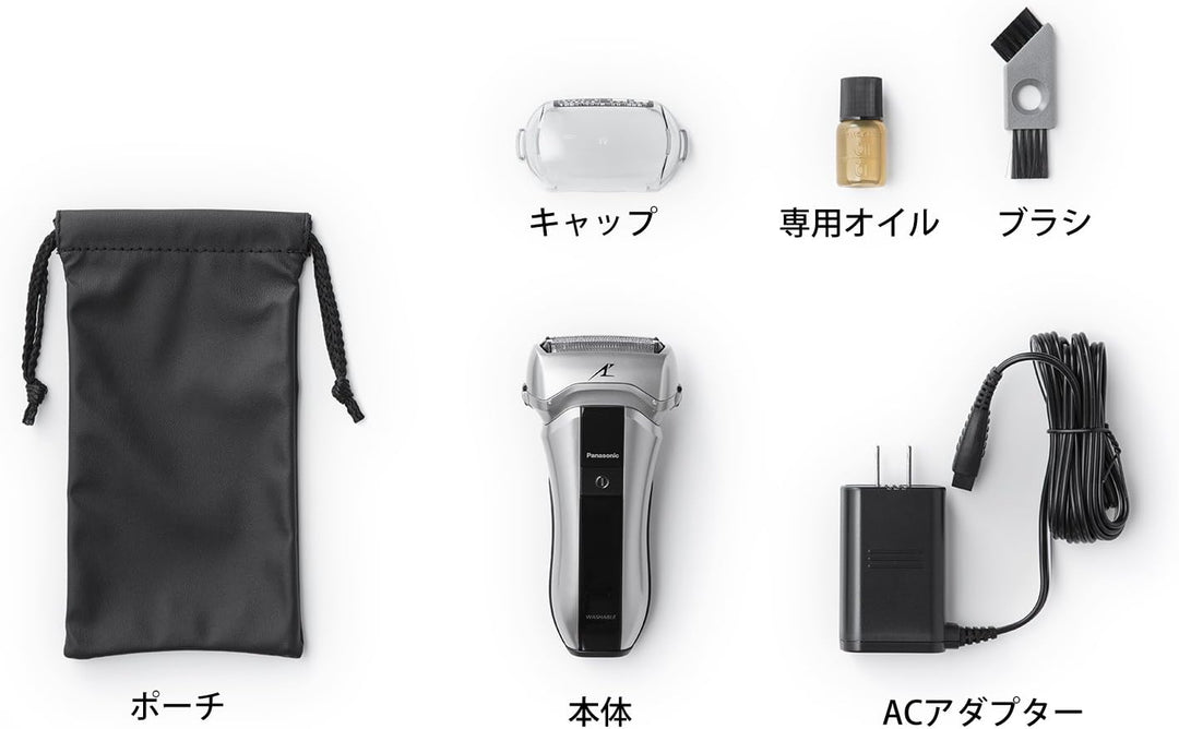 月額2,380円レンタルプラン：パナソニック ラムダッシュコンパクト 3枚刃 シェーバー ES-CT20 シルバー