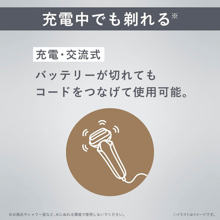 月額2,680円レンタルプラン：パナソニック ラムダッシュ 3枚刃 シェーバー ES-L360D シルバー