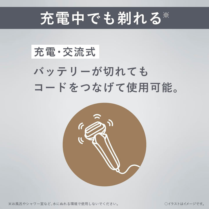 月額1,580円レンタルプラン：パナソニック ラムダッシュ 3枚刃 シェーバー ES-L320D ブラウン