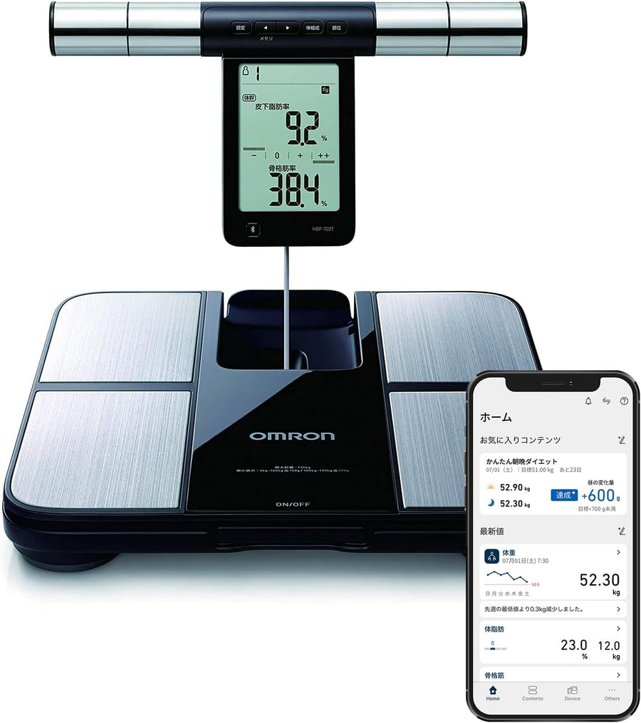 オムロン 体重体組成計 カラダスキャン 両手両足測定 KRD-703Tをレンタルできます。