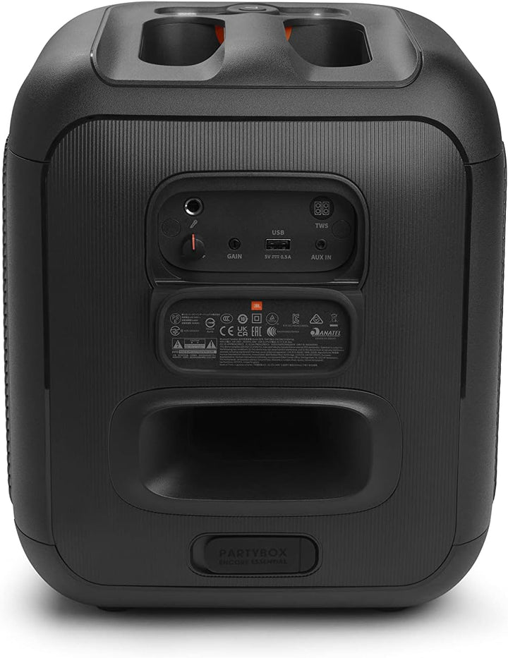 月額4,380円レンタルプラン：JBL PARTYBOX ENCORE ESSENTIAL ポータブルパーティースピーカー JBLPBENCOREESSJN ブラック