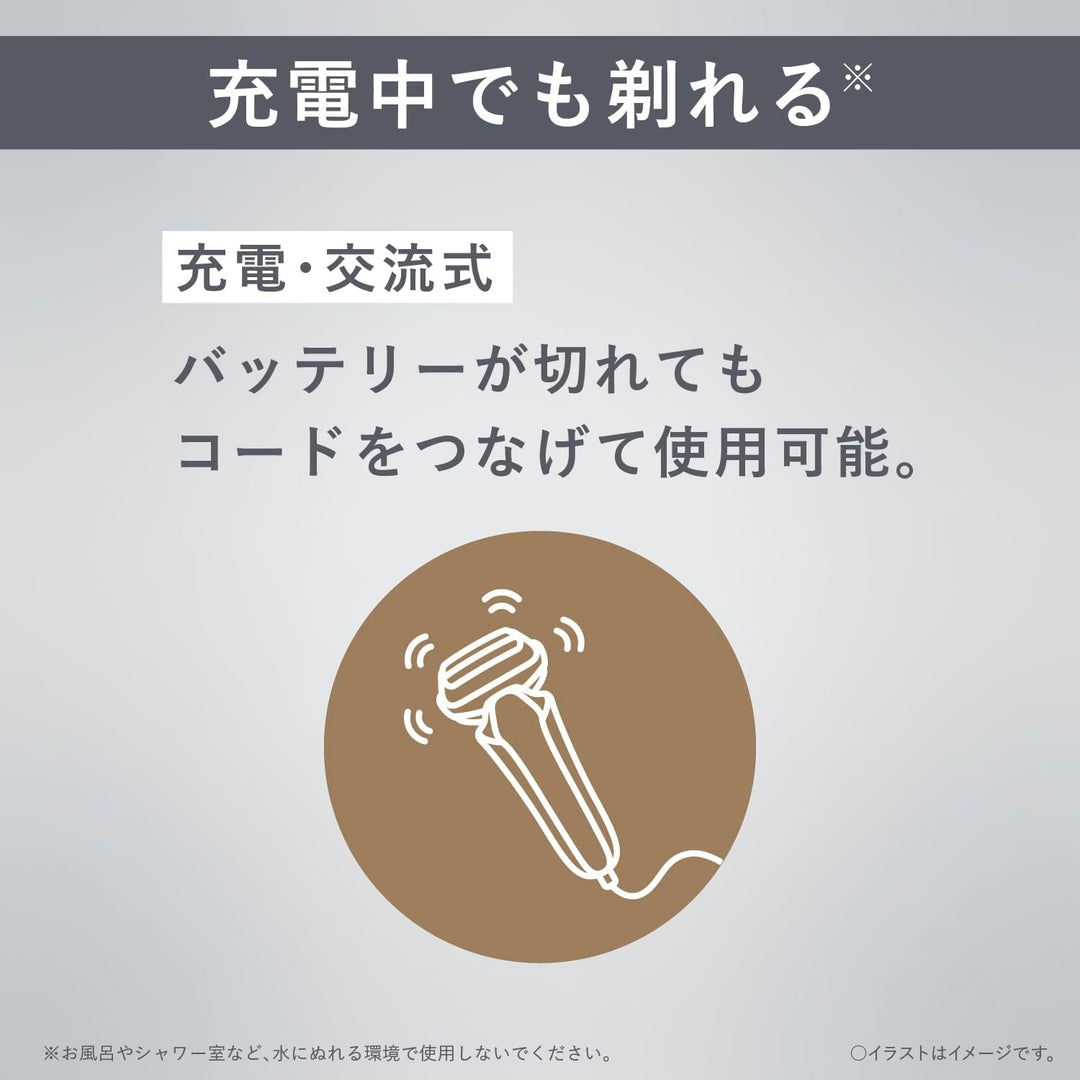 月額1,880円レンタルプラン：パナソニック ラムダッシュ 3枚刃 シェーバー ES-L340D レッド