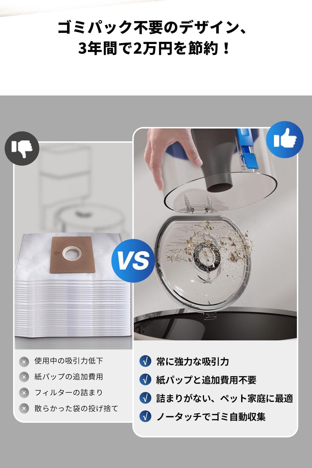 月額9,880円レンタルプラン：ECOVACS DEEBOT N20 PRO PLUS お掃除ロボット 高い走行機能 ゴミパック不要 振動モップシステム インテリジェント掃除 DKX55-12EE ホワイト