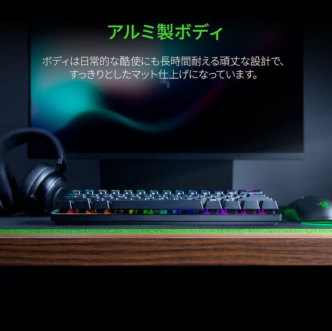 月額2,480円レンタルプラン：Razer Huntsman Mini Linear Optical Switch ゲーミングキーボード RZ03-03391100-R3J1