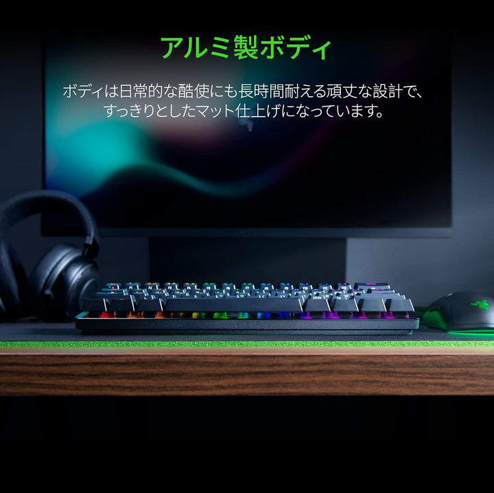 月額2,480円レンタルプラン：Razer Huntsman Mini Linear Optical Switch ゲーミングキーボード RZ03-03391100-R3J1