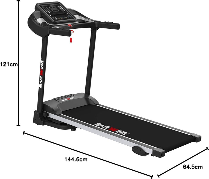 月額6,680円レンタルプラン：BARWING ルームランナー MAX16km/h BW-SRM16 ブラック