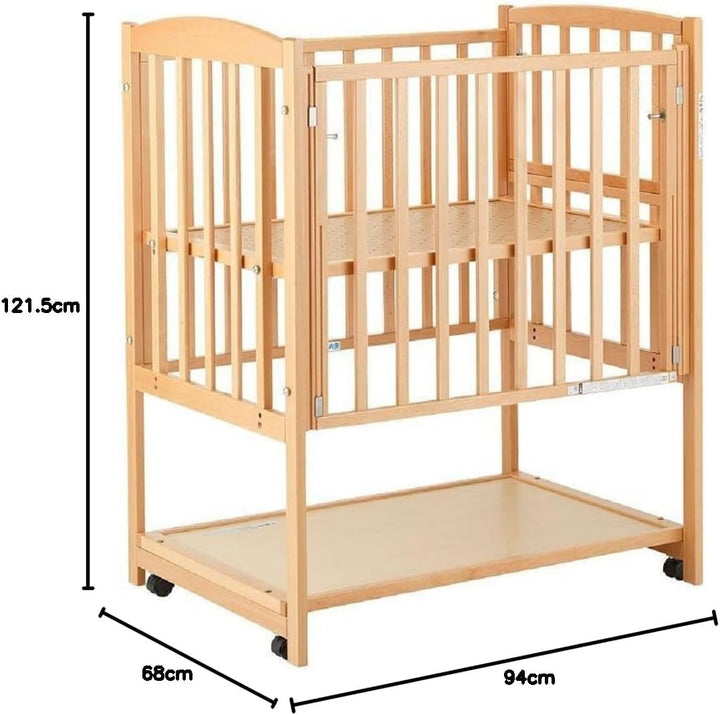 月額8,800円レンタルプラン：カトージ ミニベッド ツーオープン ベビーベッド