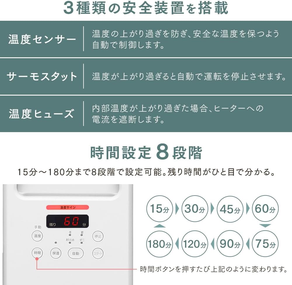 月額2,180円レンタルプラン：アイリスオーヤマ 布団乾燥機ツインノズル