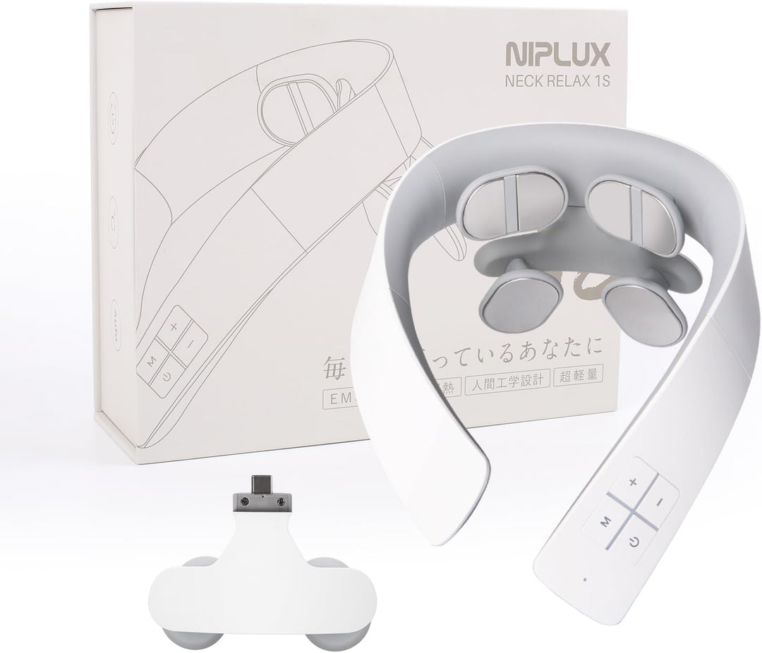 月額2,310円レンタルプラン：NIPLUX NECK RELAX ネックリラックス1S np-nr21wt-1s ホワイト