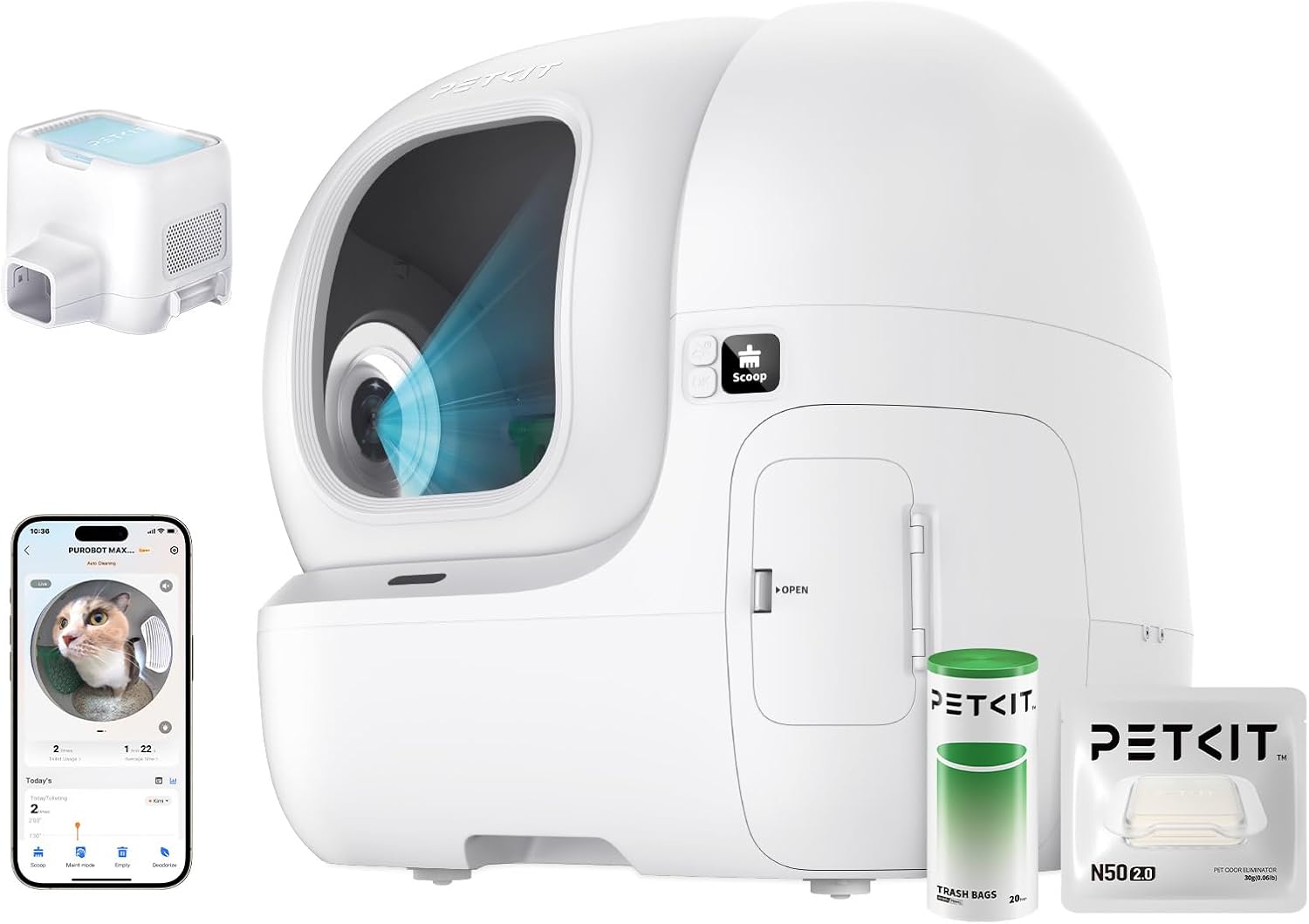 月額16,800円レンタルプラン：PETKIT PUROBOT MAX PRO カメラ付き自動