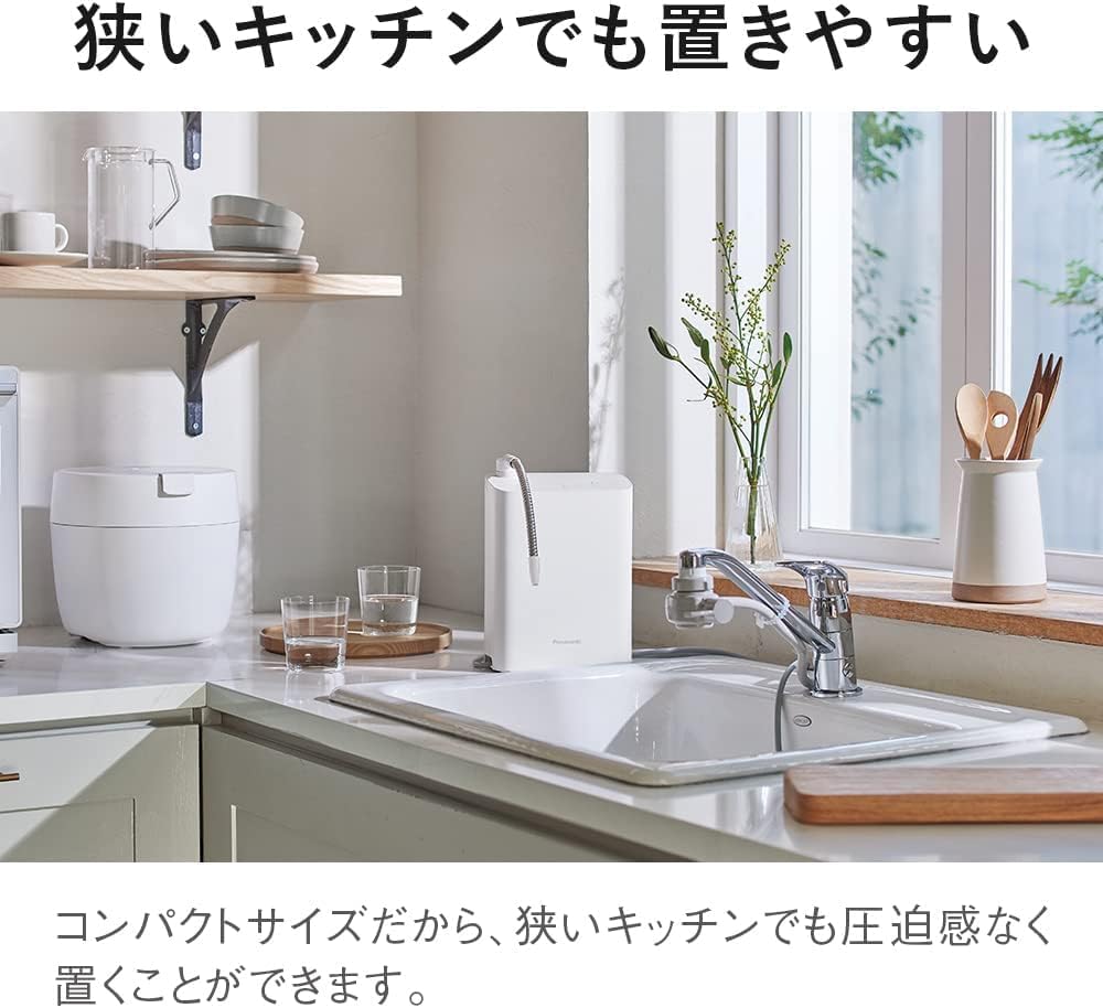 月額3,980円レンタルプラン：パナソニック アルカリイオン整水器 TK-AS31-W ホワイト