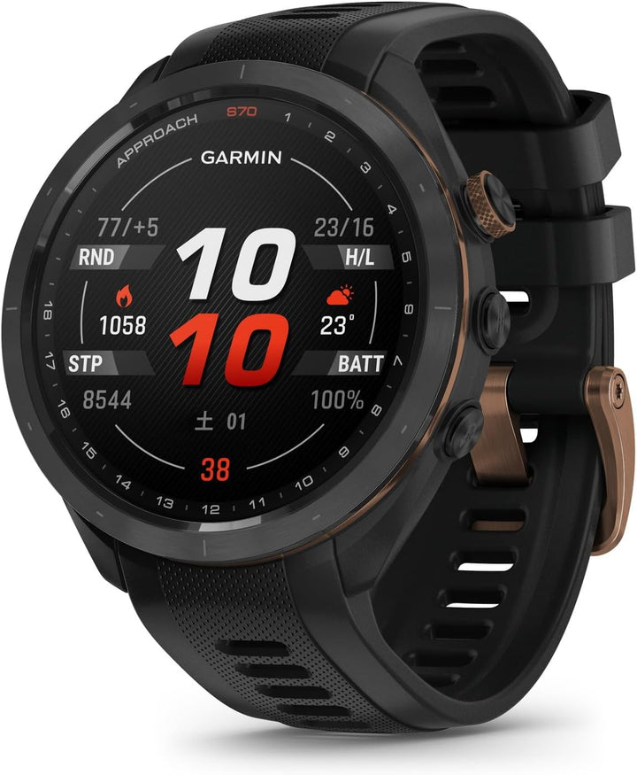 GARMIN Approach S70 47mm フラッグシップゴルフGPSウォッチ スマートウォッチ 010-02746-71をレンタルできます。
