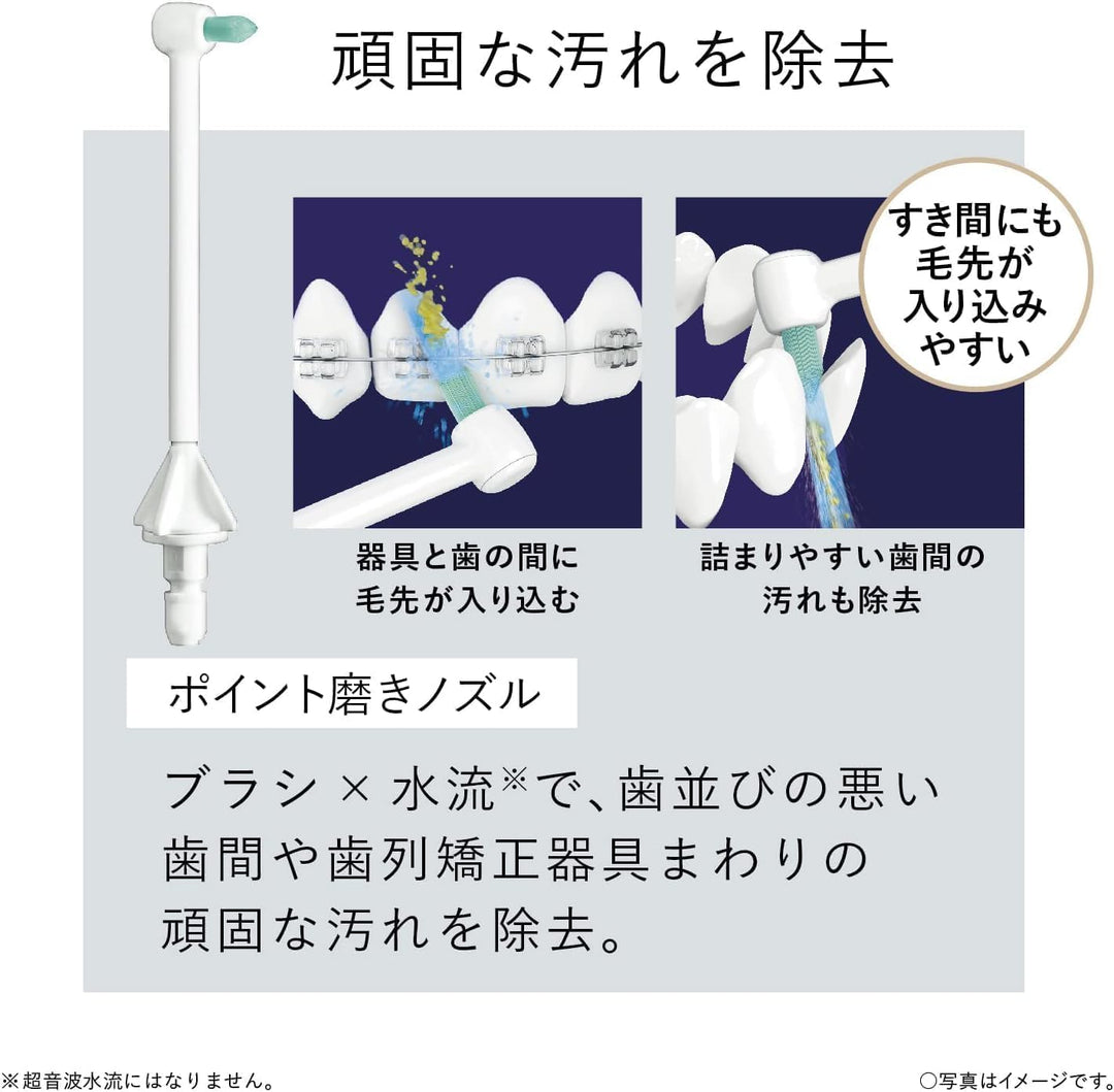 月額2,680円レンタルプラン：パナソニック ジェットウォッシャー ドルツ 電動ブラシ 新品ブラシ付き EW-DJ55