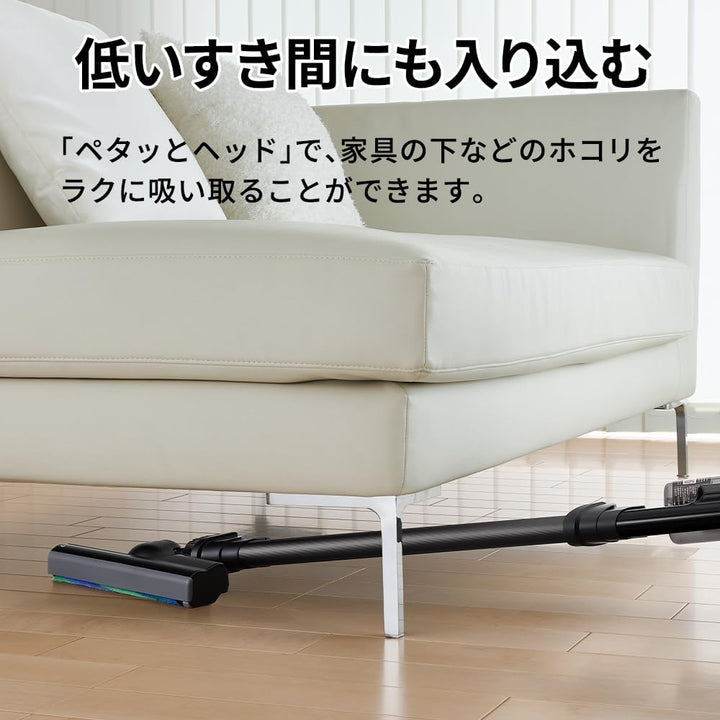月額7,380円レンタルプラン：シャープ コードレススティック掃除機 サイクロン式 EC-HR8A1-B