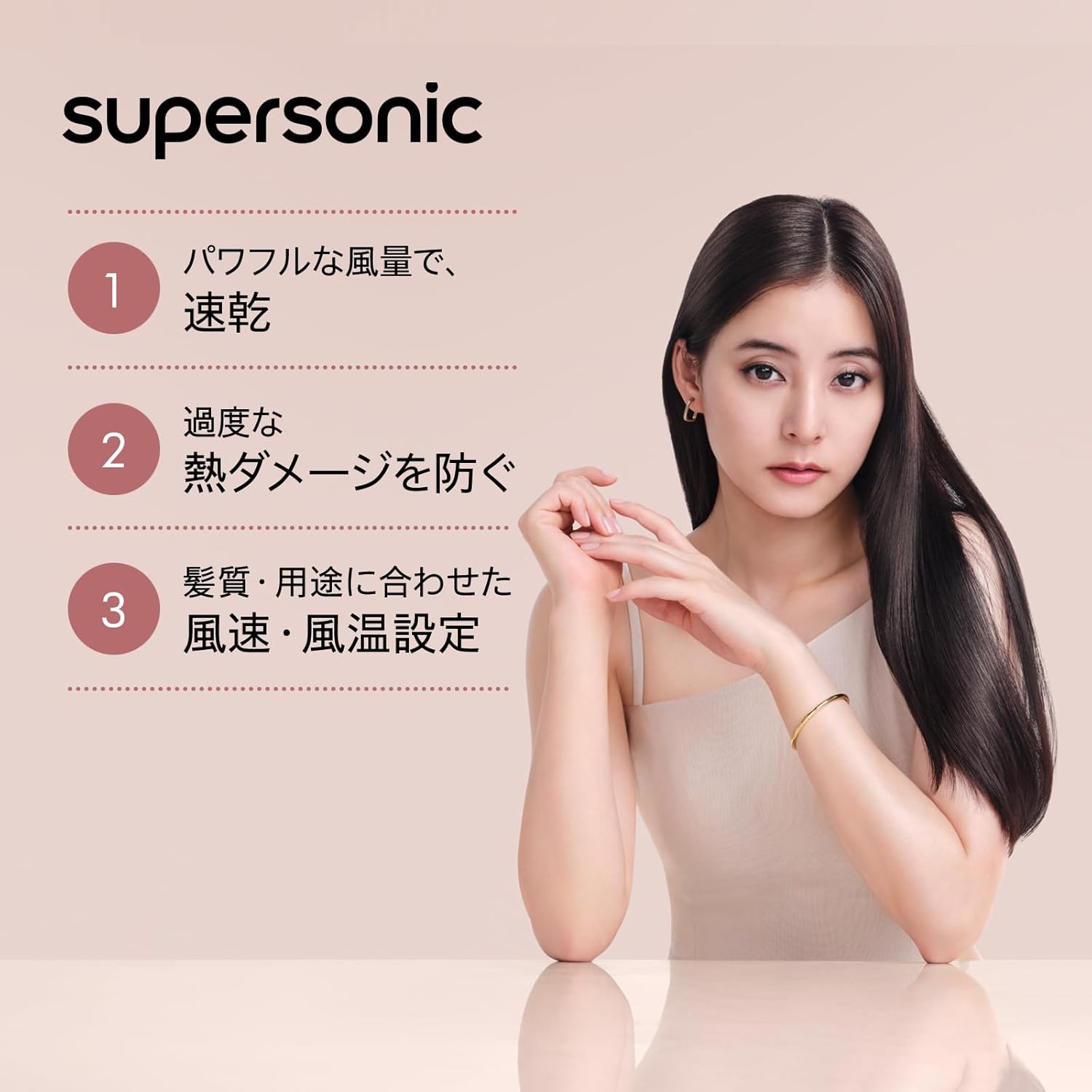 月額3,980円レンタルプラン：Dyson Supersonic™ ヘアドライヤー HD08