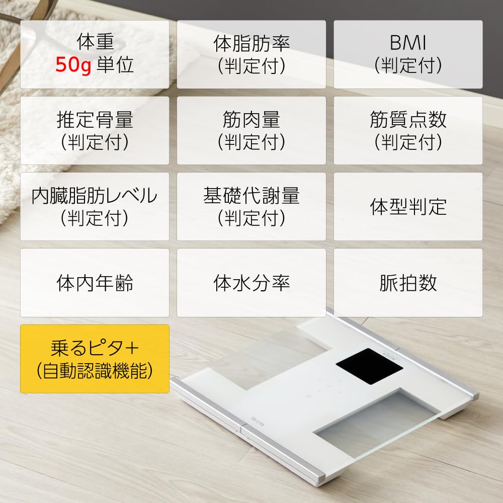 月額4,680円レンタルプラン：タニタ 体組成計 インナースキャンデュアル RD-931L-WH