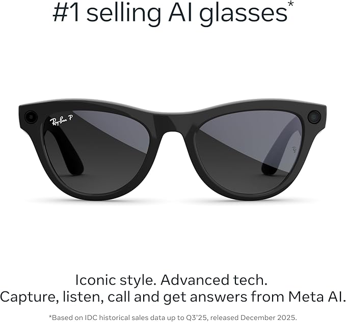 月額9,800円レンタルプラン：Ray-Ban Meta Glasses スカイラー ARグラス 0RW4014