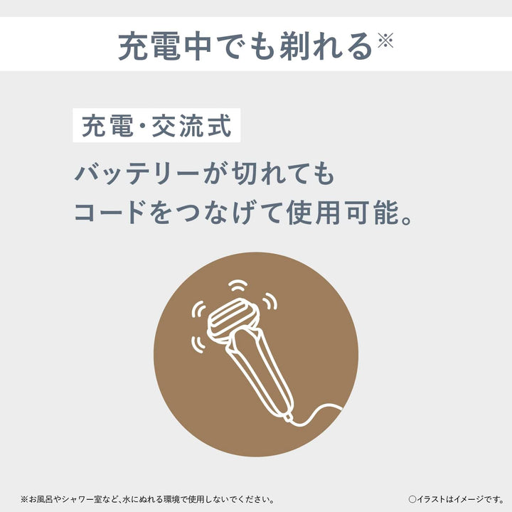 月額1,530円レンタルプラン：パナソニック エントリーシェーバー 3枚刃 ES-RT4N シルバー