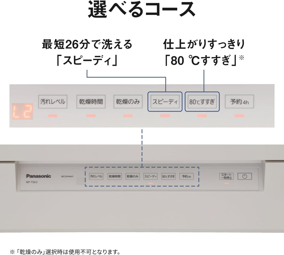 月額11,800円レンタルプラン：パナソニック 食器洗い乾燥機 調理家電 NP-TSK2