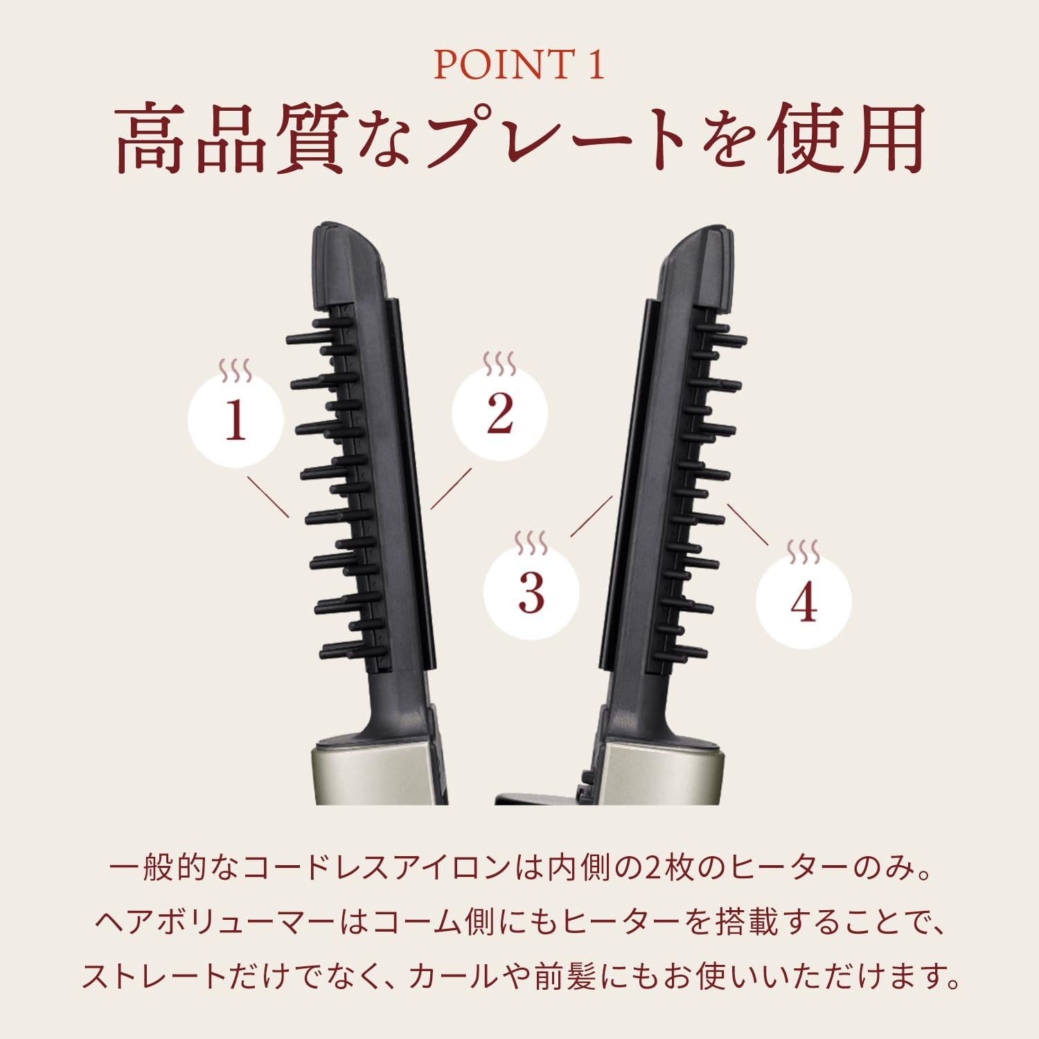 月額4,680円レンタルプラン：ヤーマン ヘアアイロン ヘアボリューマー