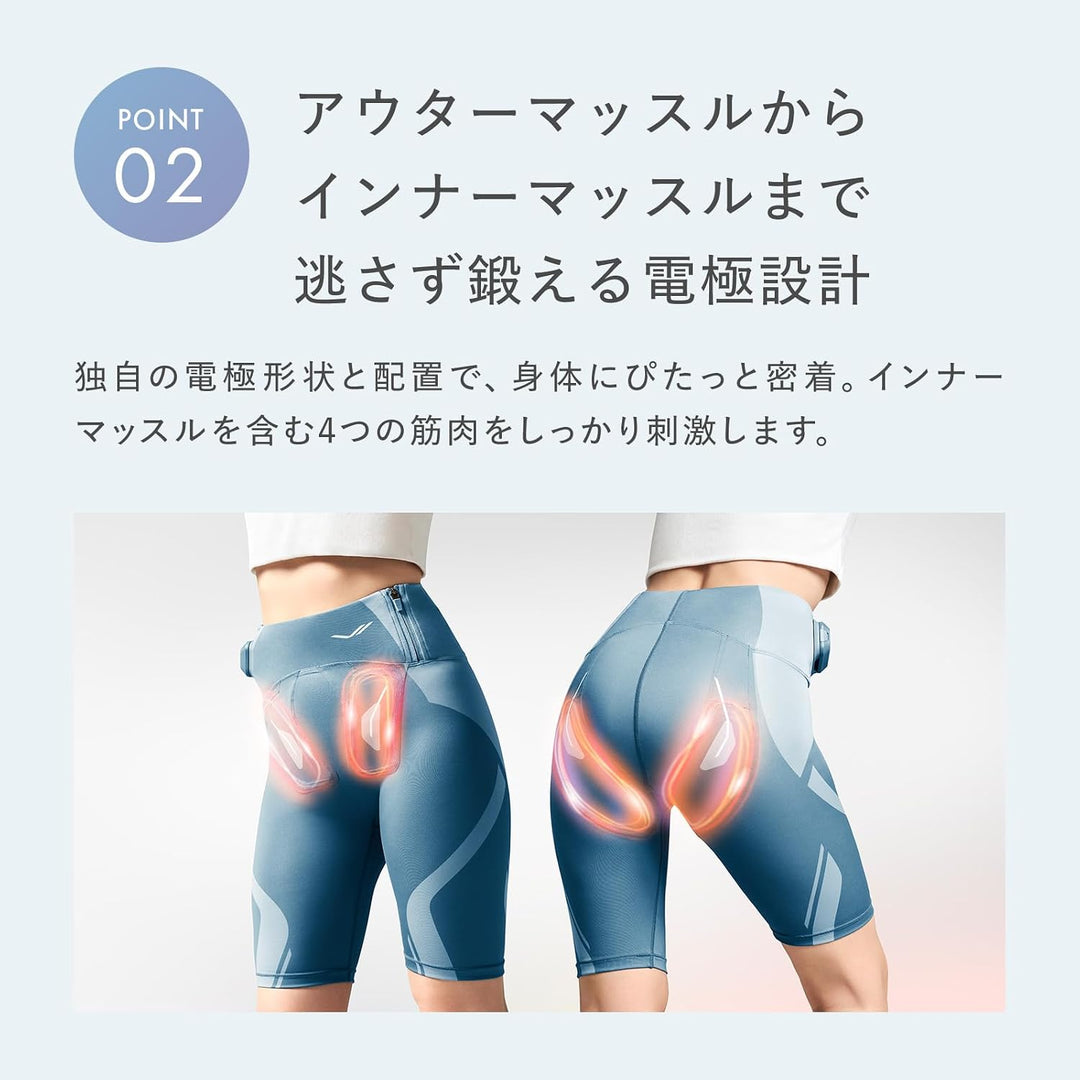 月額8,800円レンタルプラン：MTG シックスパッド コアヒップ ＋コントローラーセット SS-BL-12A-S