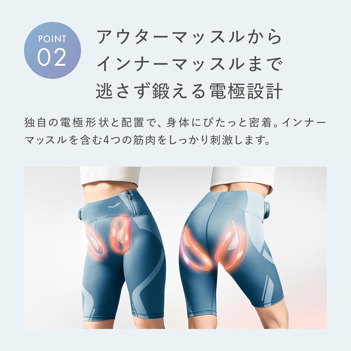 月額8,800円レンタルプラン：MTG シックスパッド コアヒップ ＋コントローラーセット SS-BL-12A-S