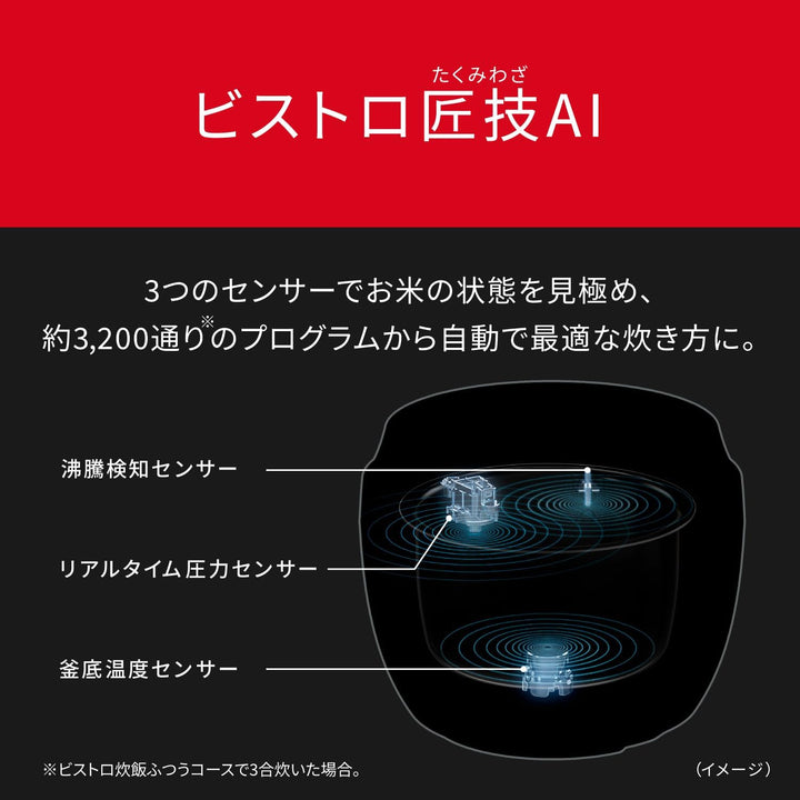 月額9,800円レンタルプラン：パナソニック 可変圧力IHジャー炊飯器 ビストロ Wおどり炊き 調理家電 SR-X710D-H ライトグレージュ