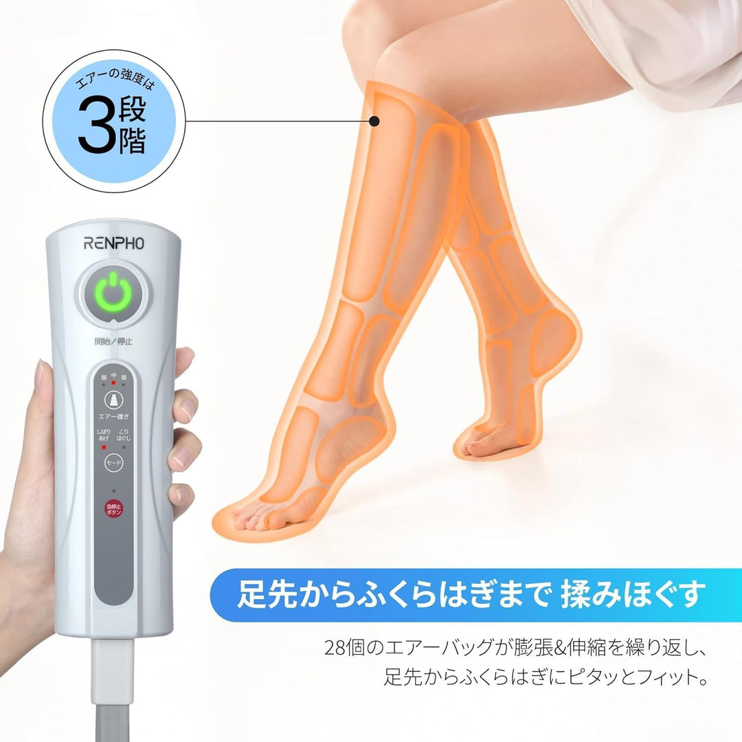 月額2,880円レンタルプラン：RENPHO レッグマッサージャー リラクゼーション マッサージャー R-F012