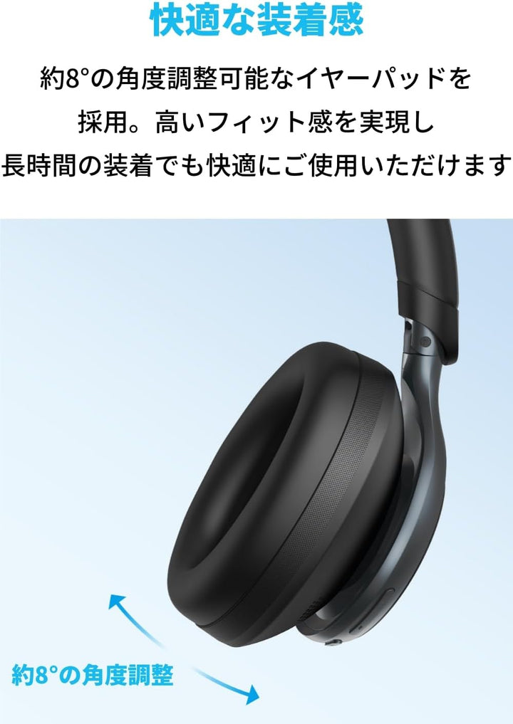 月額1,280円レンタルプラン：Anker Soundcore Space One ヘッドホン A3035011