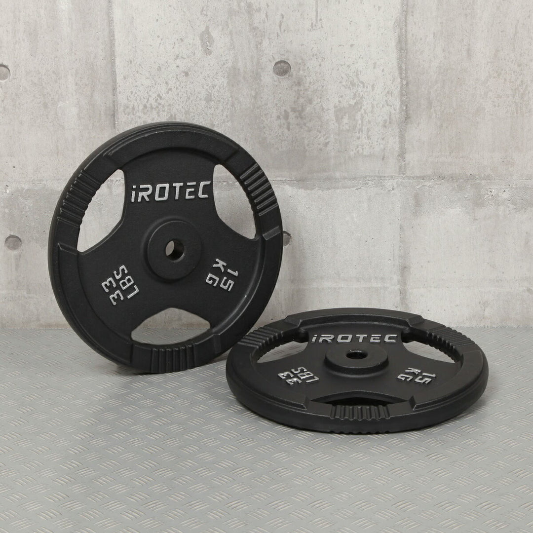 月額9,800円レンタルプラン：アイロテック オリンピック ショートアイアンバーベル 98KGセット 28mm径