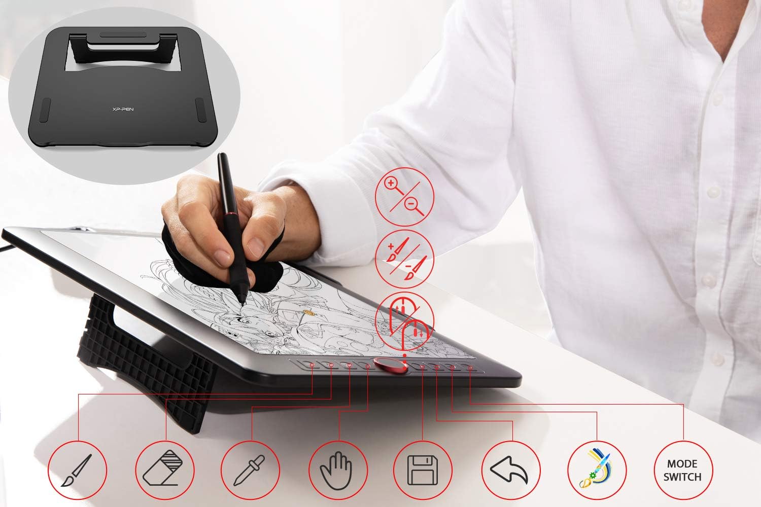 月額6,280円レンタルプラン：XPPen 液晶タブレット Artist 13.3 Pro