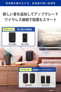 月額11,000円レンタルプラン：ソニー(SONY) サウンドバーBRAVIA Theatre Bar8 HT-A8000 ブラック