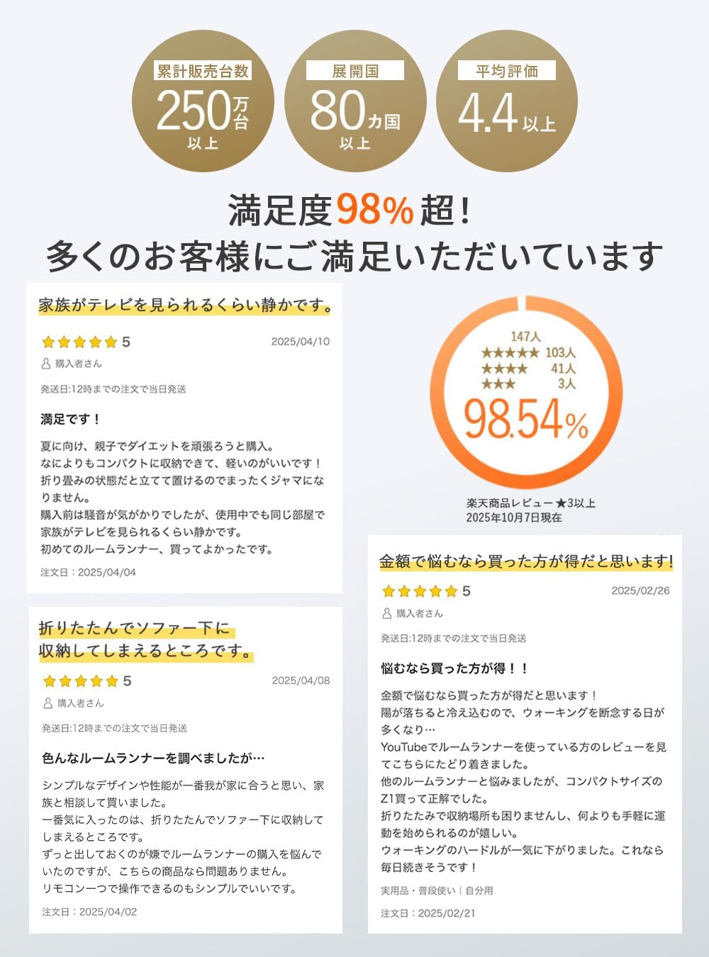 月額6,980円レンタルプラン：WalkingPad Z1 ルームランナー グレー
