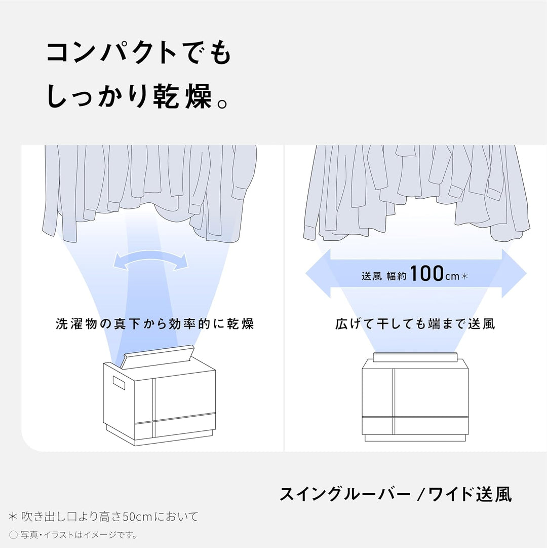 月額6,980円レンタルプラン：パナソニック ハイブリッド方式 衣類乾燥除湿機 F-YHX90B-W