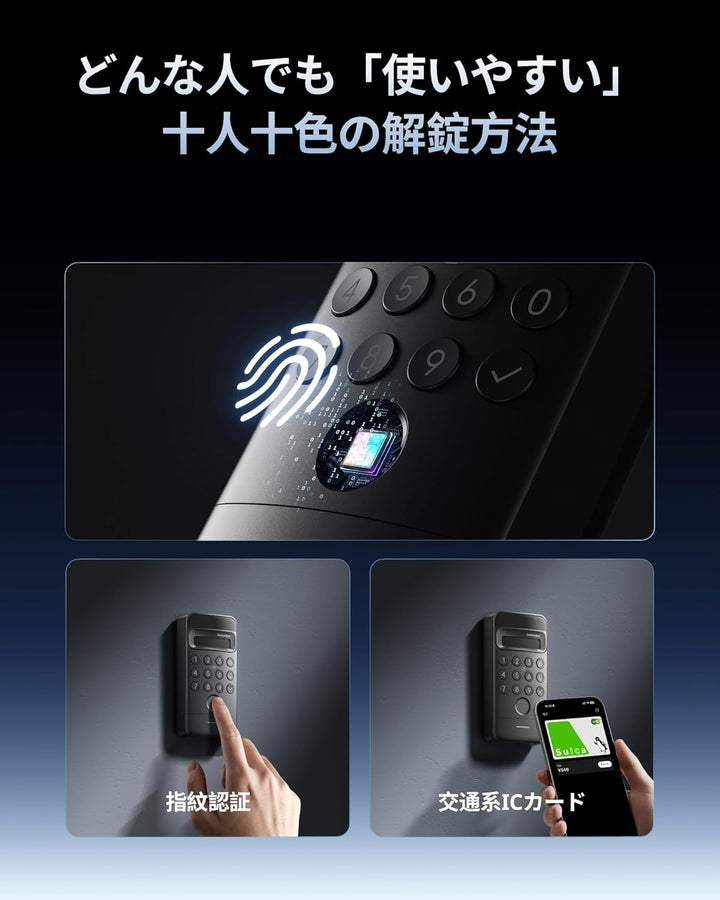 月額2,780円レンタルプラン：SwitchBot 顔認証パッド スマートロック W7300500