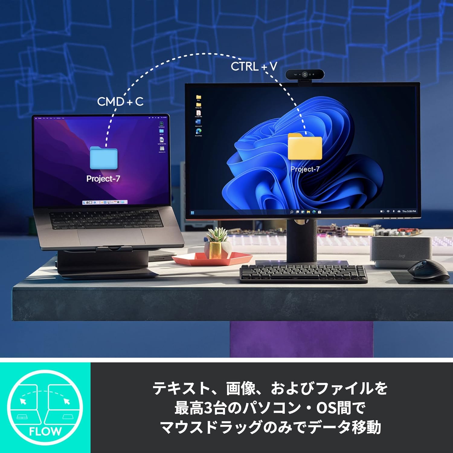 月額2,580円レンタルプラン：ロジクール MX MASTER3s アドバンスド