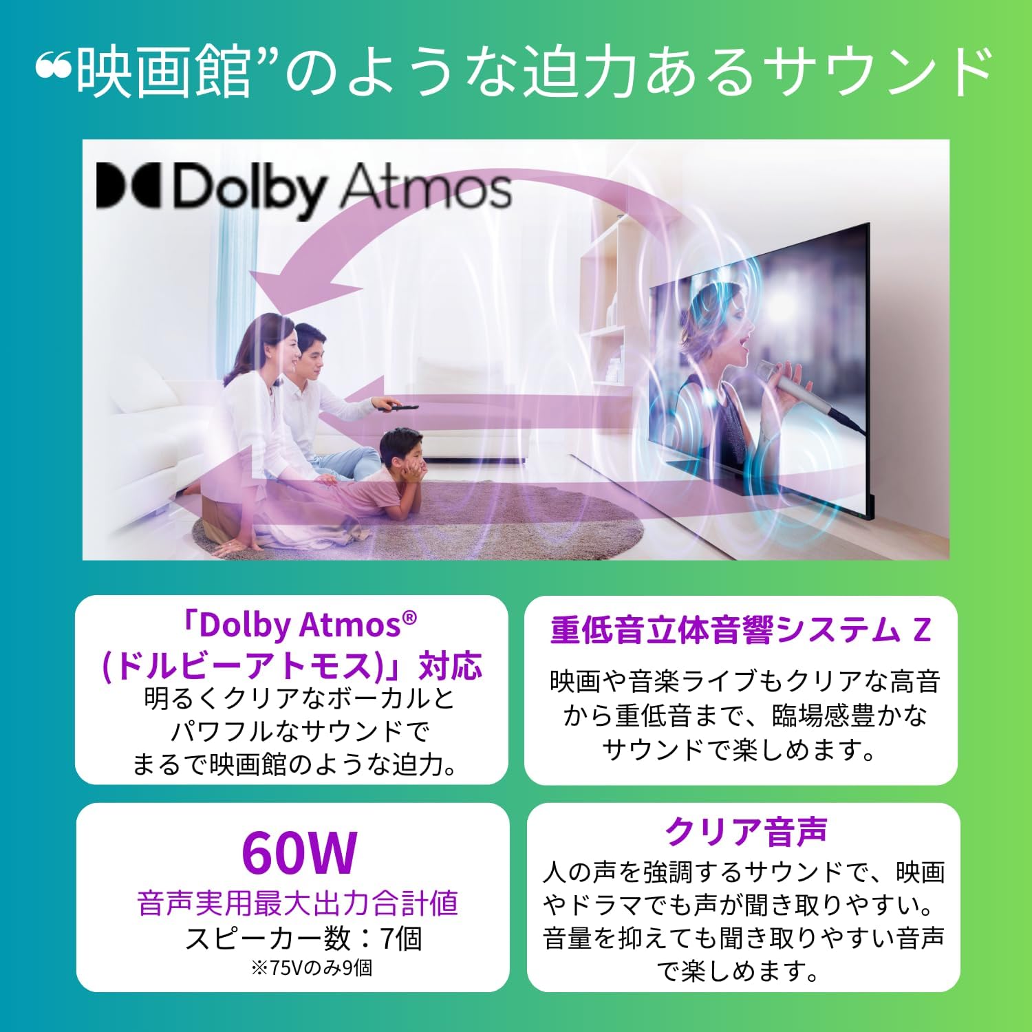 月額18,800円：REGZA 50V型 液晶テレビ 50Z670N ブラック – GYMGATE