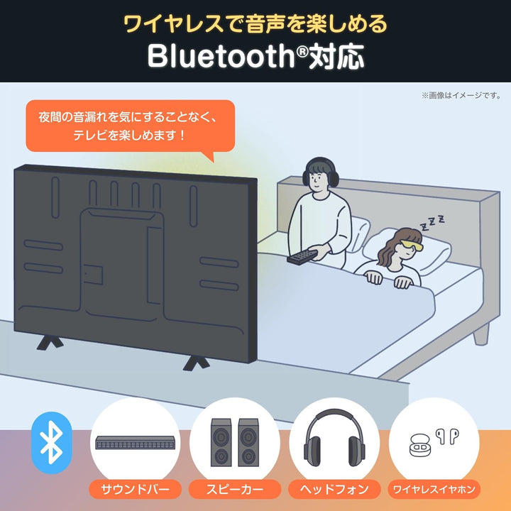 月額6,980円：Hisense 40V型 液晶テレビ 40E4N ブラック
