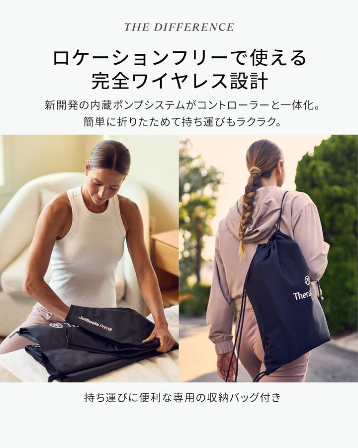 月額16,800円レンタルプラン：Therabody JetBoots Prime リラクゼーション マッサージャー レッグマッサージャー